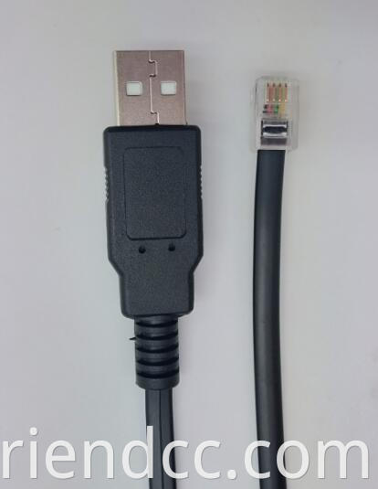 FT232 UART TTL Convertidor USB 2.0 RS232 USB al adaptador de cable RJ11 con cable redondo TTL TTL de chip FTDI para PC y Terminal POS